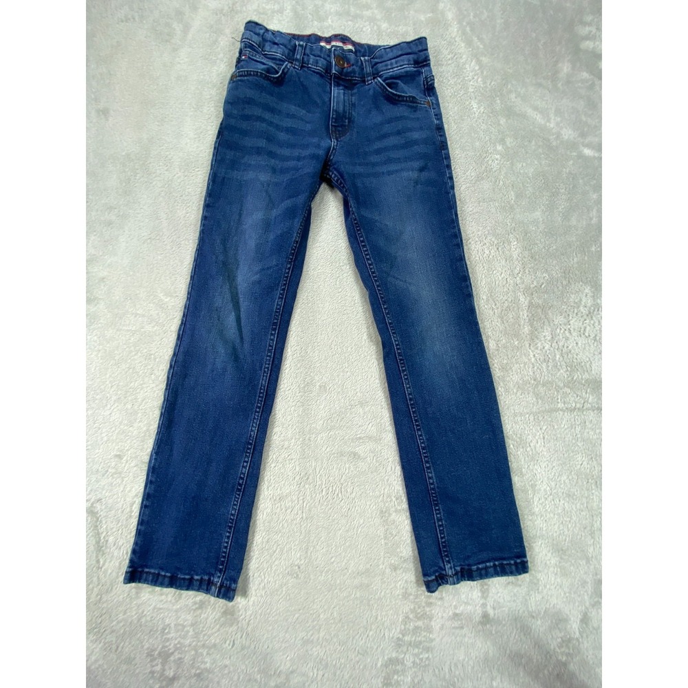 Tommy Hilfiger Jeans Womens 10 Blue Denim Revolution Slim Fit Straight Leg
